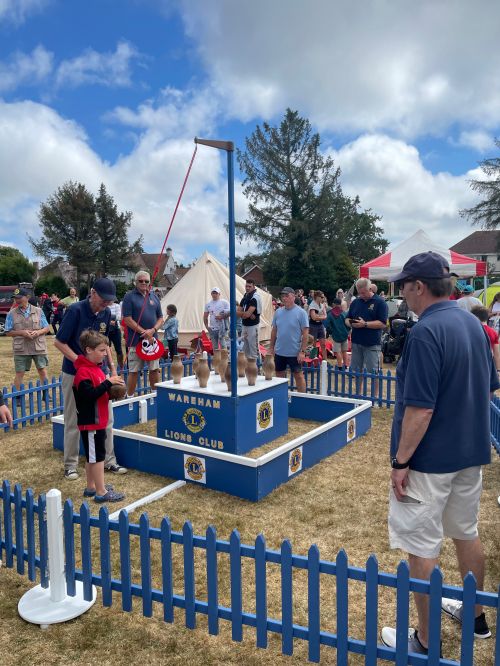 Skittles at Wareham Carnival Skittles at Wareham Carnival