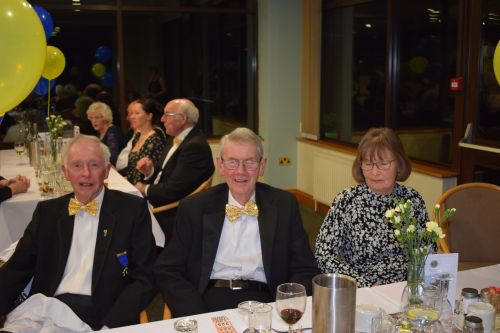 Colin Appleton with David and Shirley Malkin